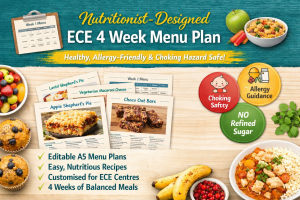 ECE Food Menus & Recipe Pack (HS115 Aligned)