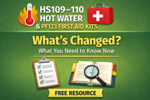 HS109–110  HOT TIPS for Hot Water & PF123 First Aid Kits
