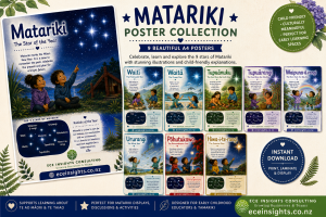 Matariki Poster Collection – 9 Beautiful A4 Printable Posters