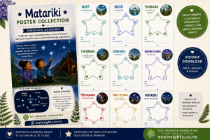 Matariki Star Collage & Decoration Activity Pack
