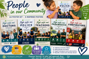 People In Our Community - 7 Printable A4 Posters