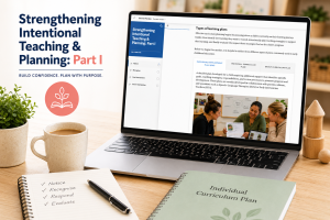 Strengthening Intentional Teaching & Planning: Part I Noticing and Recognising (Team 5-15 learners)