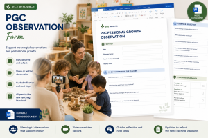 Professional Growth Cycle (PGC) Observation Form – ECE