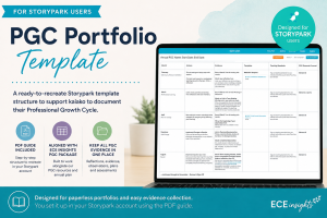 PGC Portfolio Template for Storypark