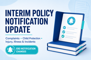 Interim Policy Update - Transfer of Responsibility from MoE to ERO