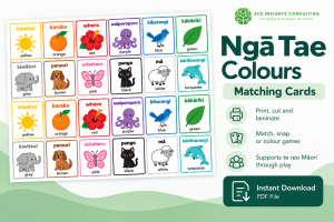 Ngā Tae – Colours Matching Card Game